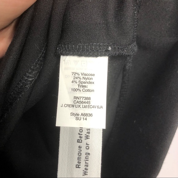 Madewell Stitchframe Ponte Black Tank Top Size XS - Picture 8 of 8